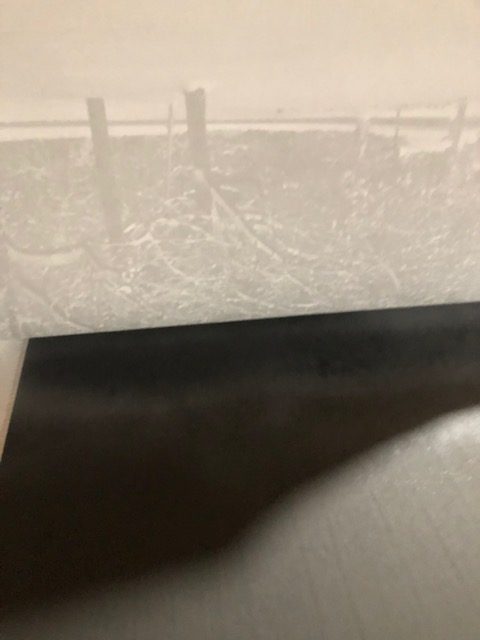 glueing down engineering print
