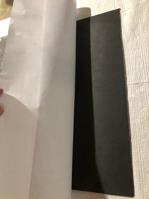 gluing down engineering print